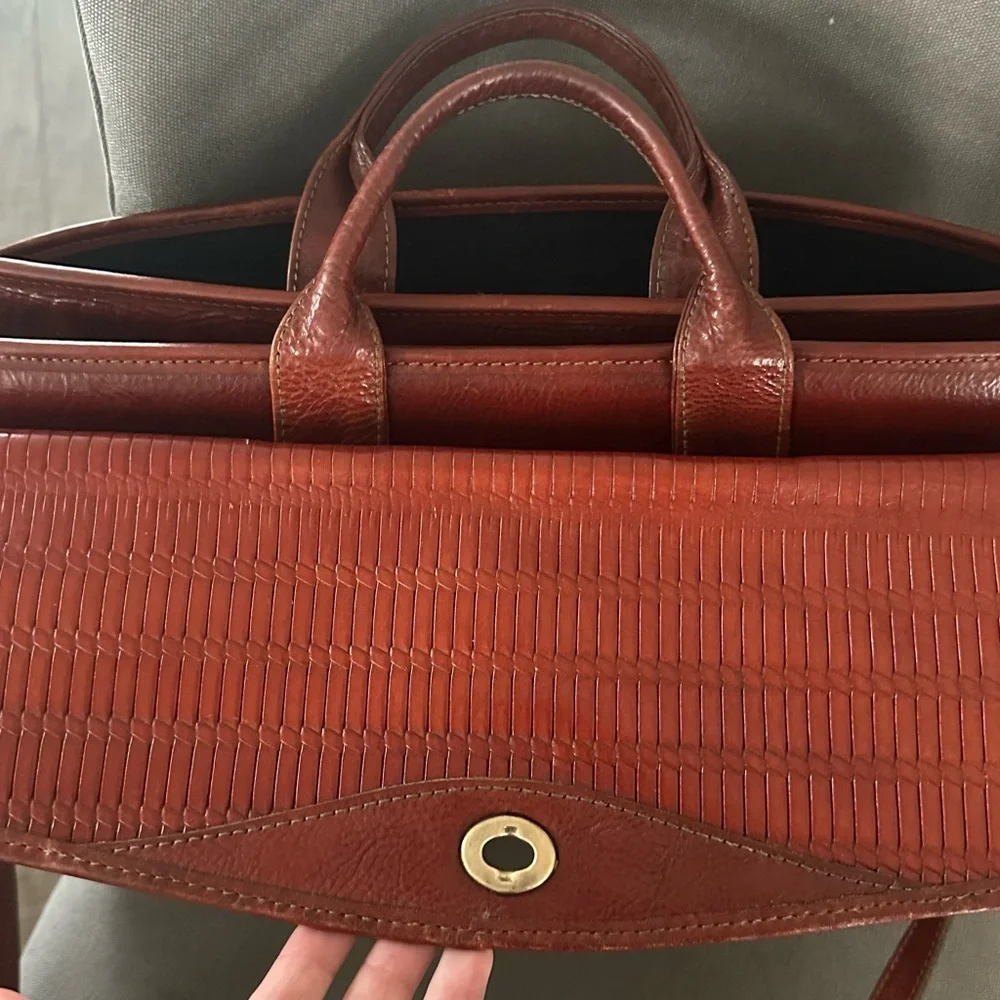 Jack George’s vintage satchel/ briefcase/ messenger bag